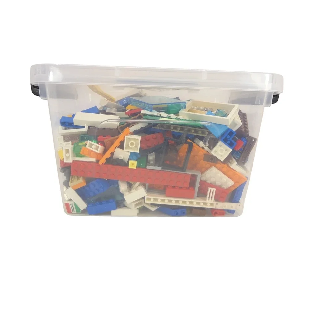 LEGO‎ Bulk Mixed Building Bricks Lot Multicolor Good Baseplates Wheels